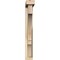 Ekena Millwork Balboa Block Rough Sawn Bracket w/ Offset Brace, Douglas Fir, 4"W x 18"D x 30"H BKT0402X18X30BOA05RDF - alternate 3